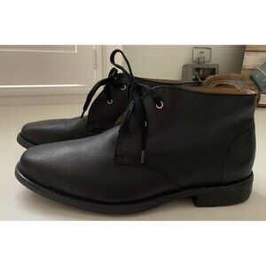 Hush Puppies Men's Hoffman Chukka Boot - Black Leather Size 9 Worn Once Inside